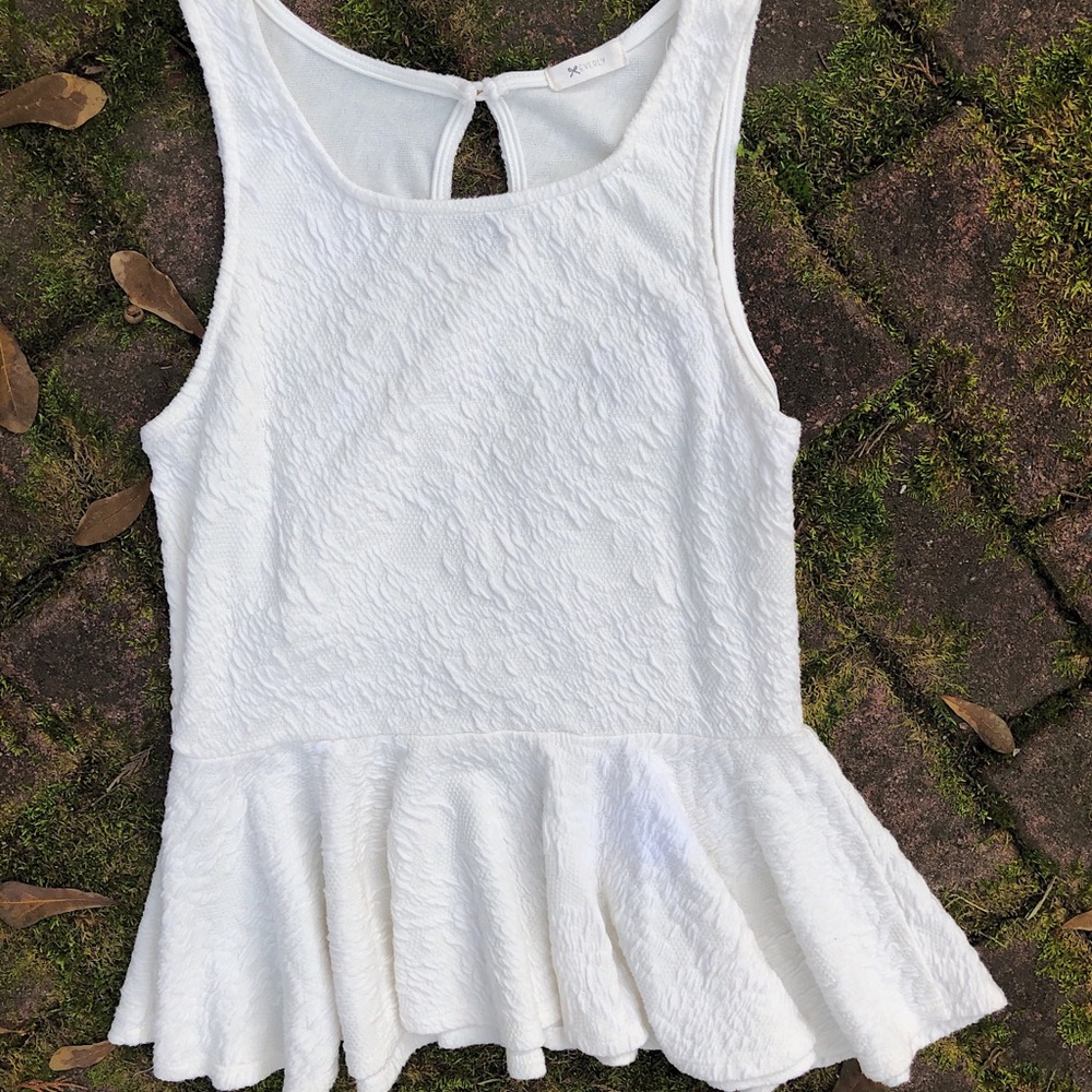 SOLD White Tank Top